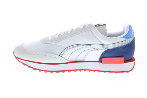 Puma BMW MMS Future Rider Mens White Motorsport Inspired Sneakers Shoes