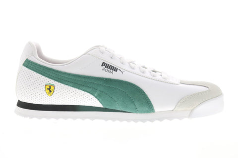 Puma Scuderia Ferrari Roma Mens White Motorsport Inspired Sneakers Shoes