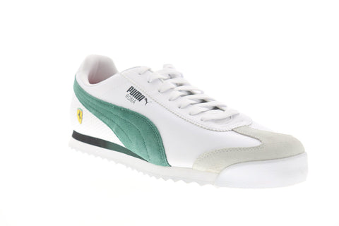 Puma Scuderia Ferrari Roma Mens White Motorsport Inspired Sneakers Shoes