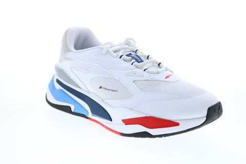 Puma BMW MMS RS-Fast 30677002 Mens White Motorsport Inspired Sneakers Shoes