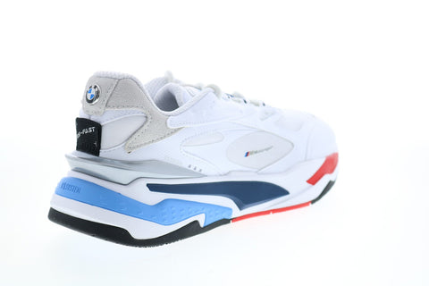 Puma BMW MMS RS-Fast 30677002 Mens White Motorsport Inspired Sneakers Shoes