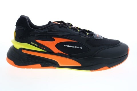 Puma Porsche Legacy RS-Fast Mens Black Motorsport Inspired Sneakers Shoes
