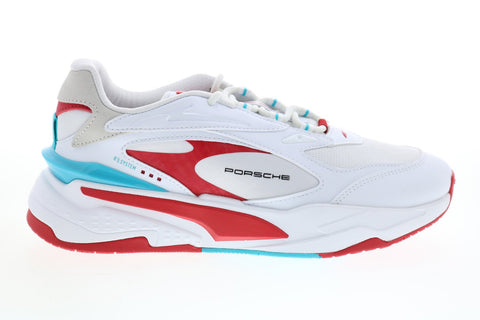 Puma Porsche Legacy RS-Fast Mens White Motorsport Inspired Sneakers Shoes