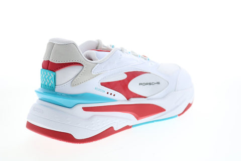 Puma Porsche Legacy RS-Fast Mens White Motorsport Inspired Sneakers Shoes