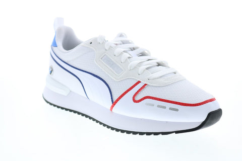 Puma Bmw Mms R78 30678602 Mens White Motorsport Inspired Sneakers Shoes