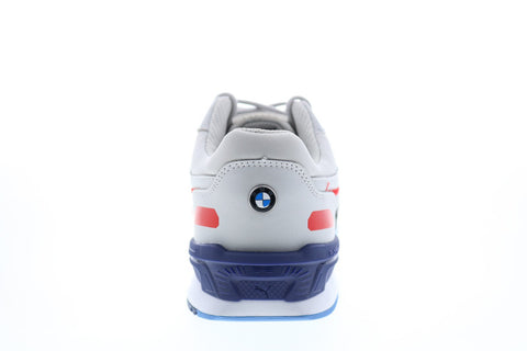 Puma BMW MMS Low Racer Mens Gray Motorsport Inspired Sneakers Shoes