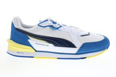 Puma Porsche Legacy Low Racer Mens White Motorsport Inspired Sneakers Shoes