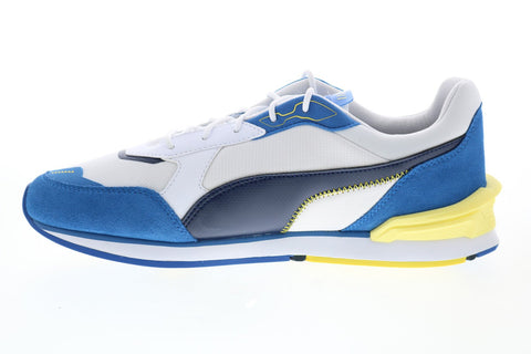 Puma Porsche Legacy Low Racer Mens White Motorsport Inspired Sneakers Shoes