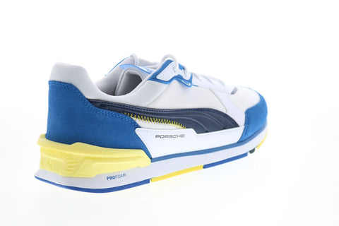 Puma Porsche Legacy Low Racer Mens White Motorsport Inspired Sneakers Shoes