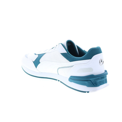 Puma MAPF1 Mercedes Low Racer 30684303 Mens White Motorsport Sneakers Shoes