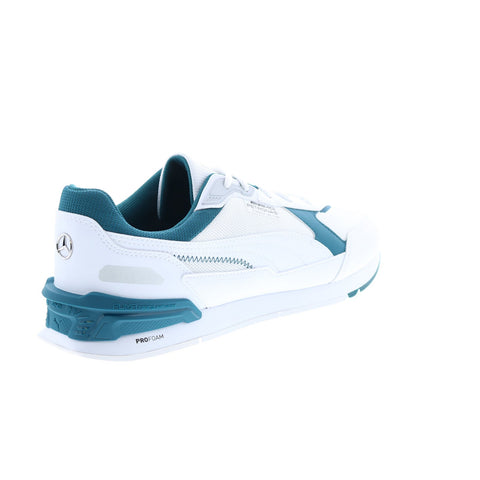Puma MAPF1 Mercedes Low Racer 30684303 Mens White Motorsport Sneakers Shoes