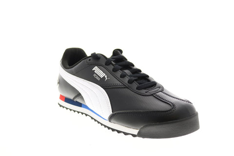 Puma BMW MMS Roma Via 30686801 Mens Black Leather Motorsport Sneakers Shoes