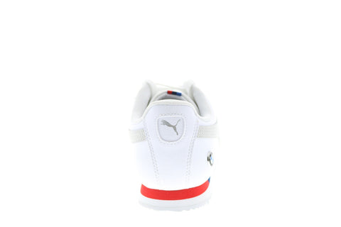Puma BMW MMS Roma Via 30686802 Mens White Leather Motorsport Sneakers Shoes