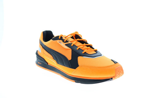 Puma BMW MMS Low Racer 30693901 Mens Orange Mesh Motorsport Sneakers Shoes