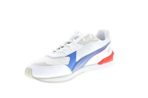 Puma BMW MMS Low Racer 30693902 Mens White Mesh Motorsport Sneakers Shoes