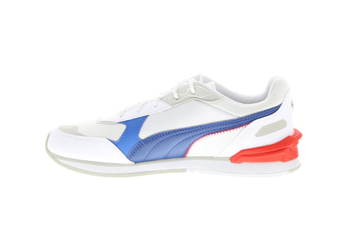 Puma BMW MMS Low Racer 30693902 Mens White Mesh Motorsport Sneakers Shoes