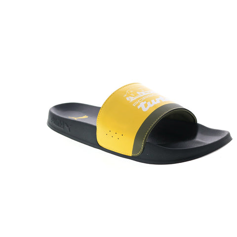 Puma Porsche PL Leadcat 2.0 30701701 Mens Yellow Synthetic Slides Sandals Shoes