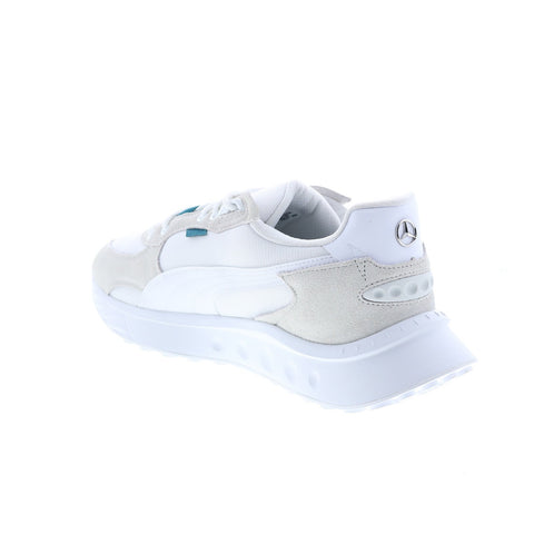 Puma MAPF1 Mercedes Wild Rider 30711701 Mens White Motorsport Sneakers Shoes