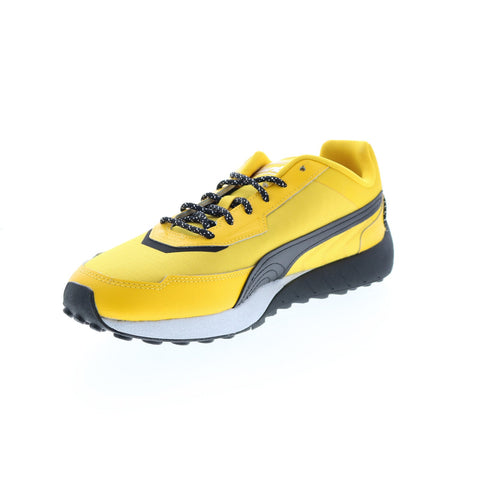 Puma Porsche PL Turbo Speedfusion 30716901 Mens Yellow Canvas Motorsport Sneakers Shoes