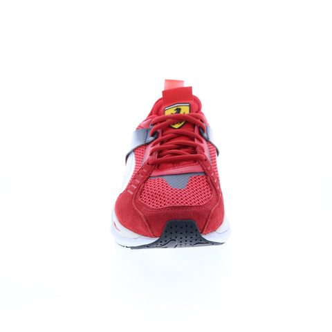 Puma Ferrari TRC Blaze 30732202 Mens Red Canvas Lifestyle Sneakers Shoes