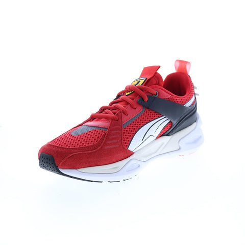 Puma Ferrari TRC Blaze 30732202 Mens Red Canvas Motorsport Sneakers Shoes