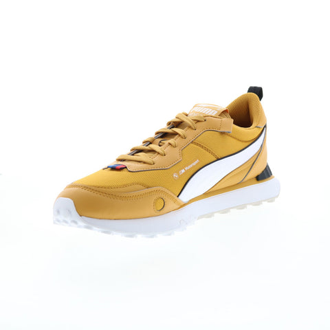 Puma Bmw M Motorsport Rider FV Mens Yellow Motorsport Sneakers Shoes