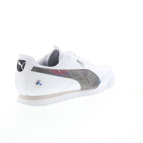 Puma Bmw M Motorsport Roma Via 30778002 Mens White Synthetic Sneakers Shoes