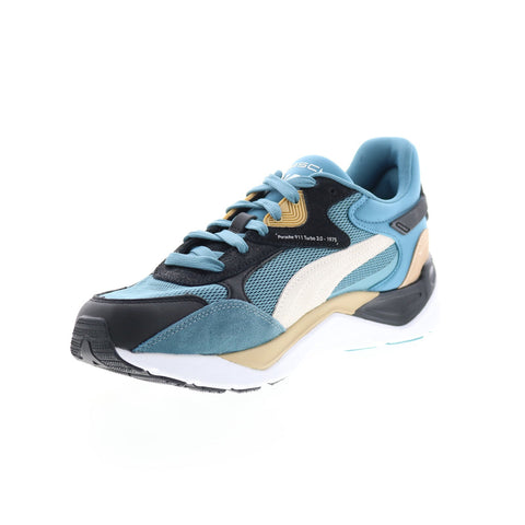 Puma Porsche Legacy TRC Prevaze 30791401 Mens Blue Leather Sneakers Shoes