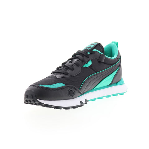 Puma Mapf1 Mercedes AMG Petronas Rider FV Mens Black Leather Sneakers Shoes