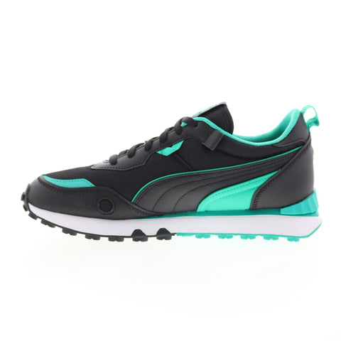 Puma Mapf1 Mercedes AMG Petronas Rider FV Mens Black Leather Sneakers Shoes