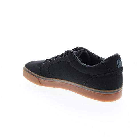 DC Anvil TX 320040-BGM Mens Black Canvas Skate Inspired Sneakers Shoes