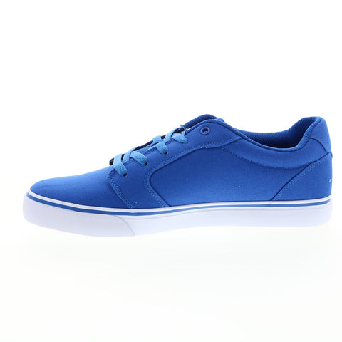 DC Anvil TX 320040-BWT Mens Blue Canvas Skate Inspired Sneakers Shoes