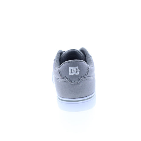 DC Anvil TX 320040-GK2 Mens Gray Canvas Skate Inspired Sneakers Shoes