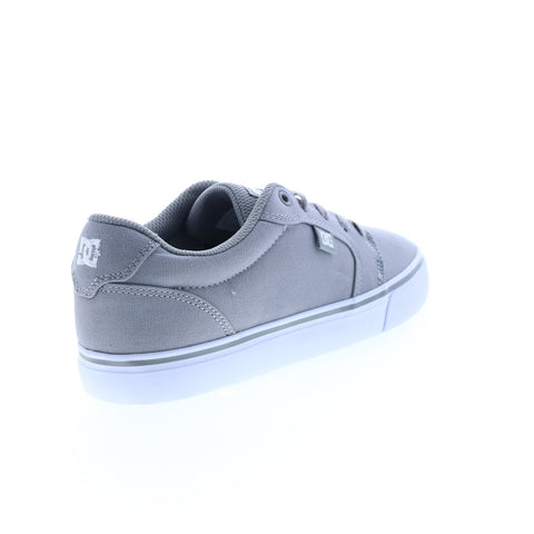 DC Anvil TX 320040-GK2 Mens Gray Canvas Skate Inspired Sneakers Shoes