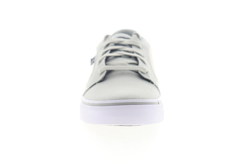 DC Anvil TX 320040 Mens Gray Canvas Lace Up Skate Sneakers Shoes