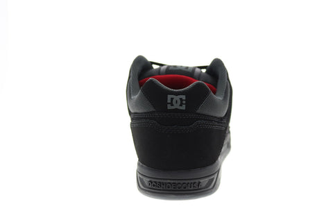 DC Stag 320188-BYR Mens Black Nubuck Skate Inspired Sneakers Shoes