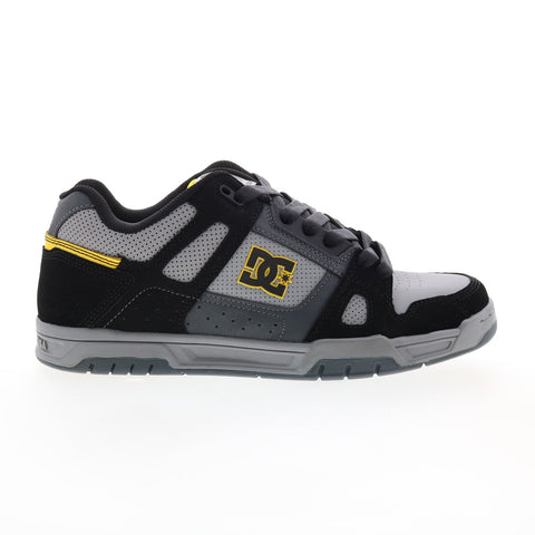 DC Stag 320188-XSKY Mens Black Nubuck Skate Inspired Sneakers Shoes