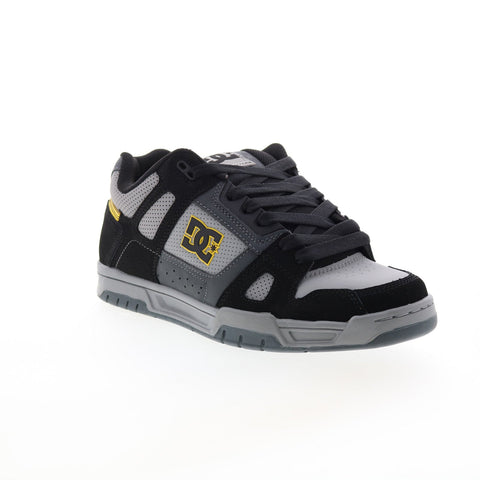 DC Stag 320188-XSKY Mens Black Nubuck Skate Inspired Sneakers Shoes