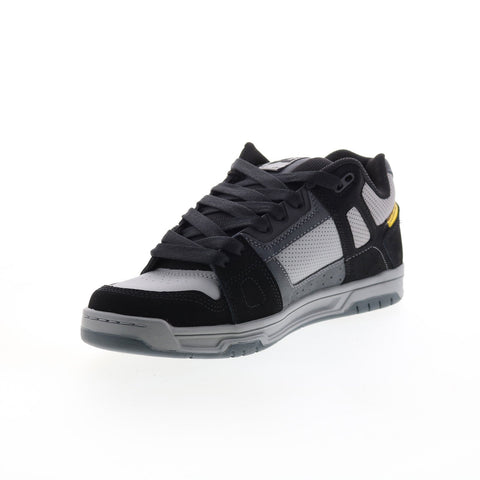 DC Stag 320188-XSKY Mens Black Nubuck Skate Inspired Sneakers Shoes