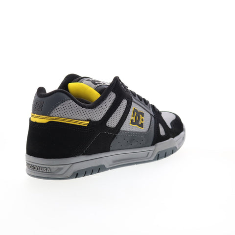 DC Stag 320188-XSKY Mens Black Nubuck Skate Inspired Sneakers Shoes