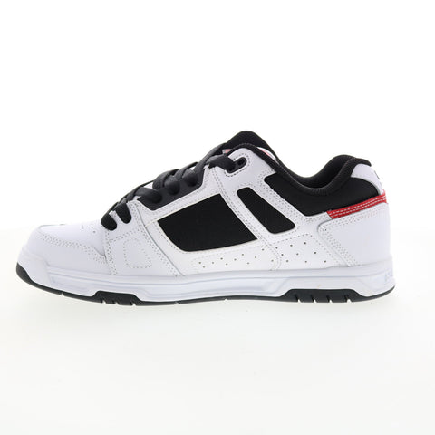 DC Stag 320188-XWKR Mens White Leather Skate Inspired Sneakers Shoes