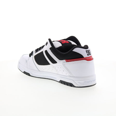 DC Stag 320188-XWKR Mens White Leather Skate Inspired Sneakers Shoes