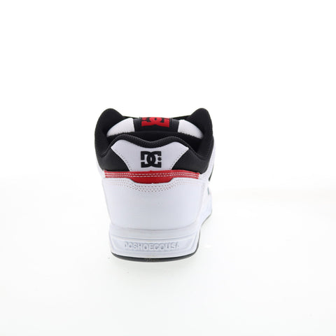 DC Stag 320188-XWKR Mens White Leather Skate Inspired Sneakers Shoes