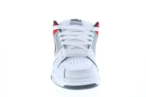 DC Stag 320188 Mens White Leather Lace Up Skate Inspired Sneakers Shoes