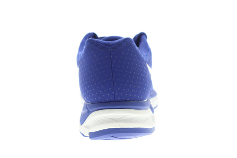 Mizuno Synchro Mx Mens Blue Textile Athletic Lace Up Training Shoes