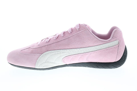 Puma Speedcat OG Sparco 33984403 Mens Pink Suede Lace Up Sneakers Motorsport Inspired Shoes