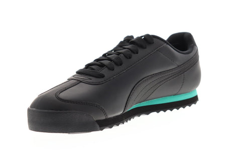 Puma Mapm Roma 33987201 Mens Black Leather Low Top Sneakers Shoes