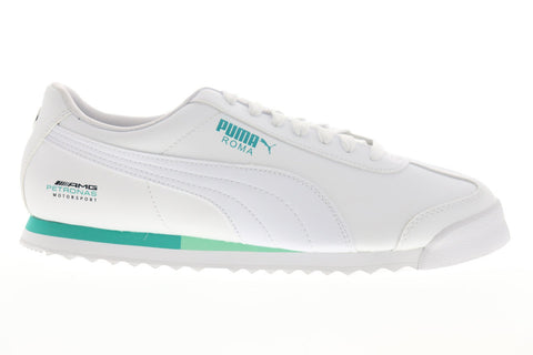Puma Mercedes AMG Petronas Roma 33991602 Mens White Low Top Sneakers Shoes