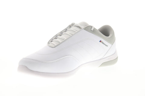 Puma BMW MMS Kart Cat III 33992702 Mens White Lace Up Motorsport Sneakers Shoes