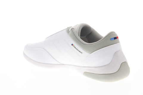 Puma BMW MMS Kart Cat III 33992702 Mens White Lace Up Motorsport Sneakers Shoes